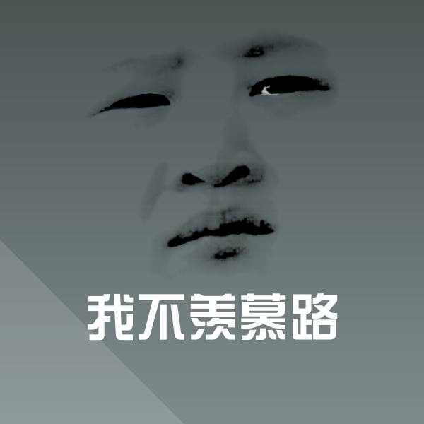 原创我不羡慕路表情包