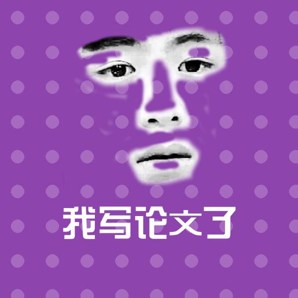 我写论文了聊天表情
