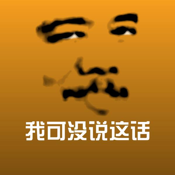 我可没说这话表情包