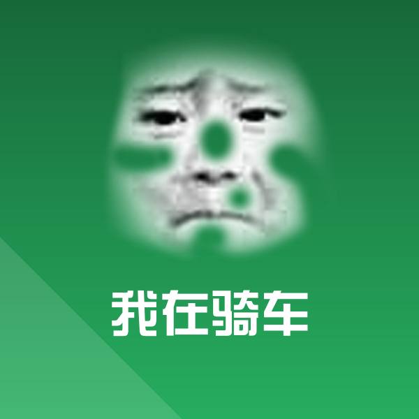 我在骑车沙雕表情包