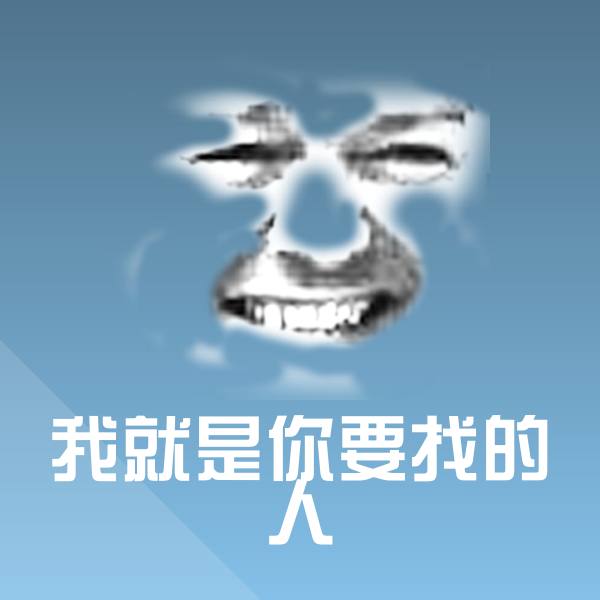 搞笑我就是你要找的人表情