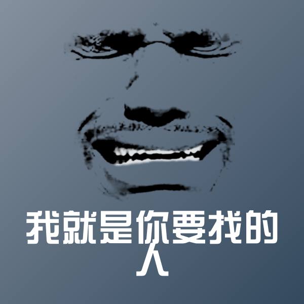 我就是你要找的人沙雕表情包