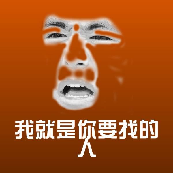 可爱我就是你要找的人表情