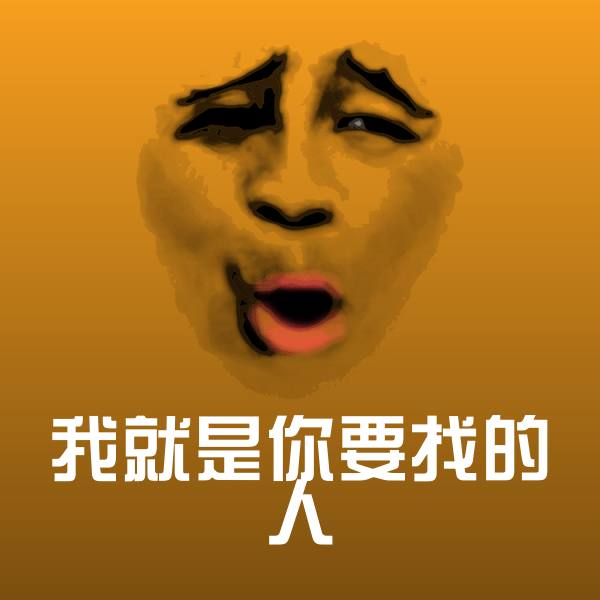 我就是你要找的人表情包