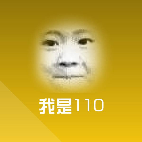 高清我是110表情图片