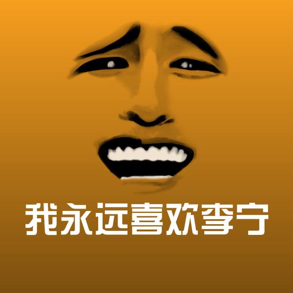 高清我永远喜欢李宁表情图片