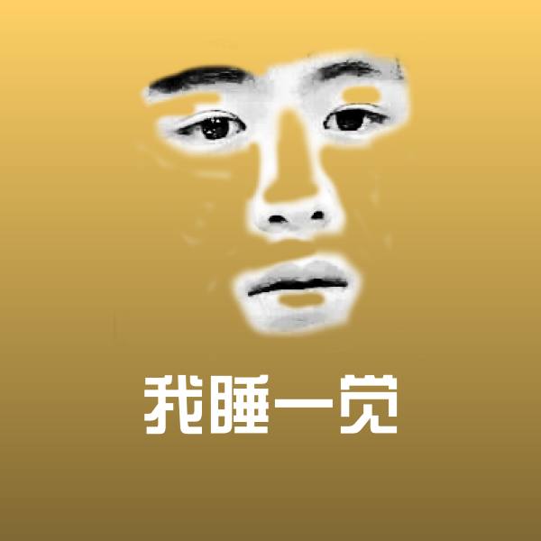 原创我睡一觉表情包