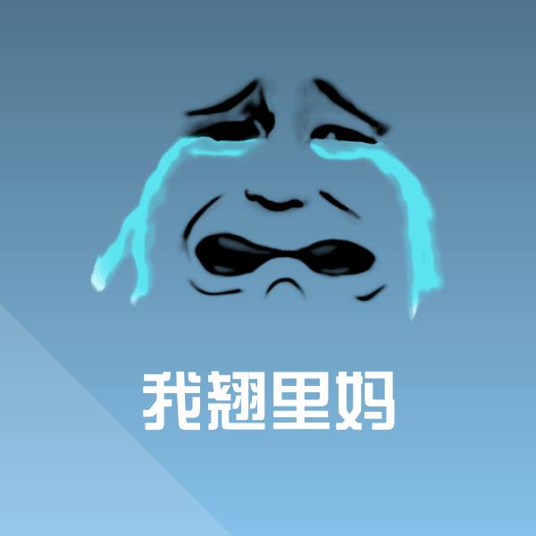 可爱我翘里妈表情