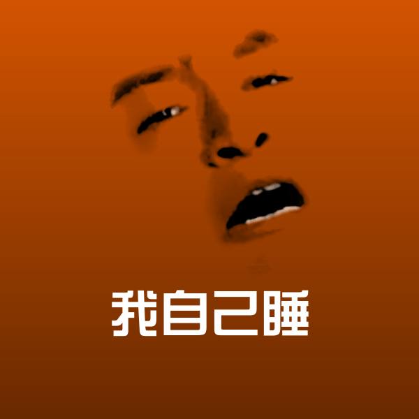 搞笑我自己睡表情