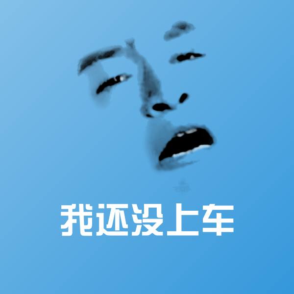 搞笑我还没上车表情
