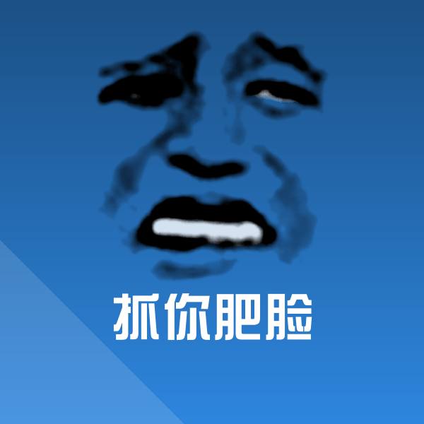 高清抓你肥脸表情图片 第1张