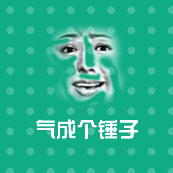 原创气成个锤子表情包