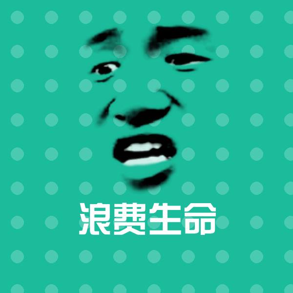 浪费生命聊天表情