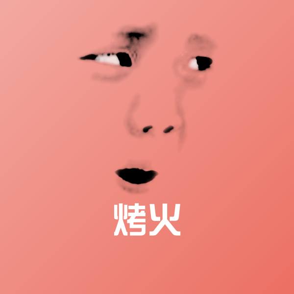 高清烤火表情图片