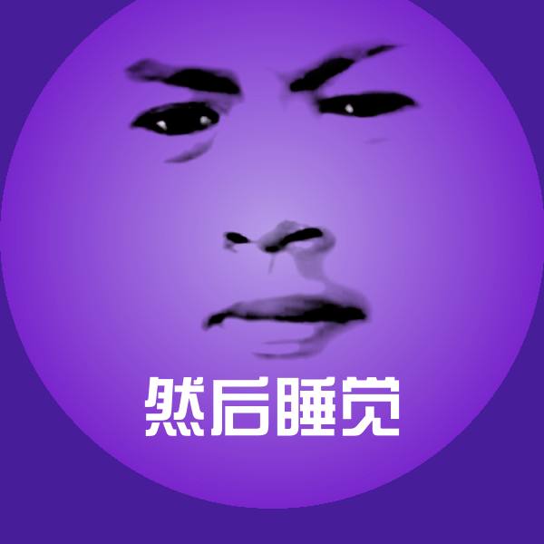 然后睡觉表情包