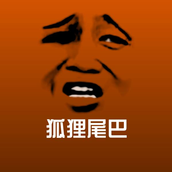 高清狐狸尾巴表情图片