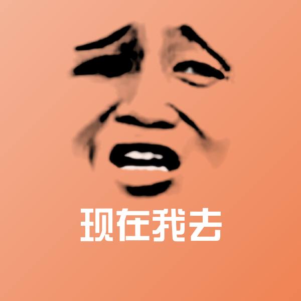 可爱现在我去表情