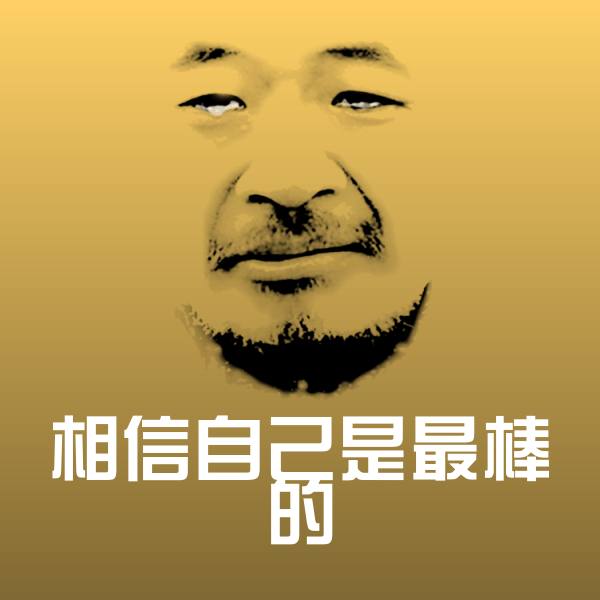 相信自己是最棒的沙雕表情包