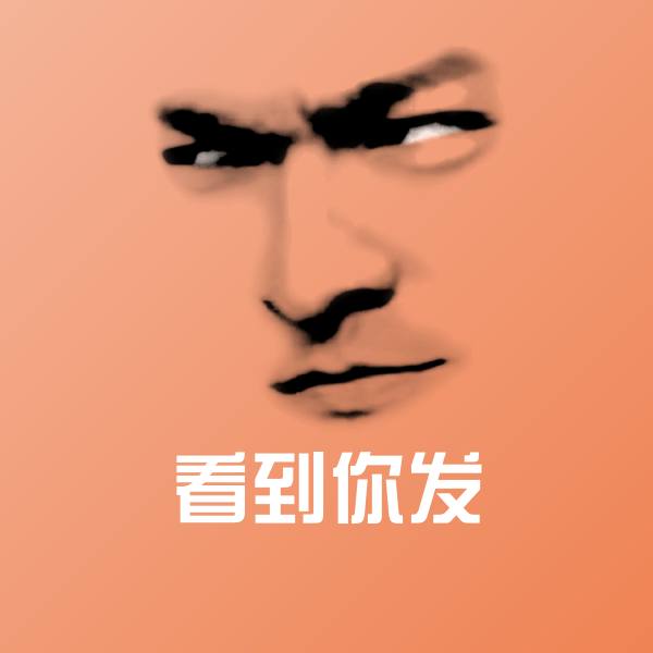看到你发沙雕表情包