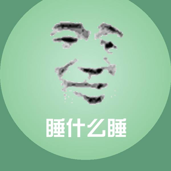 睡什么睡聊天表情