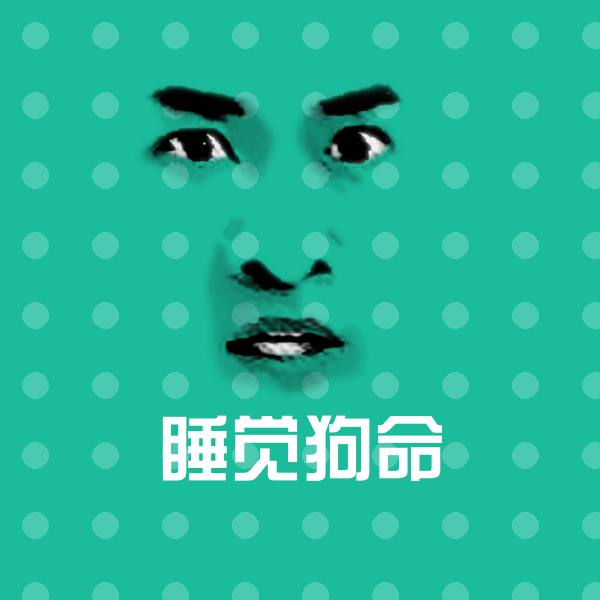 睡觉狗命斗图图片
