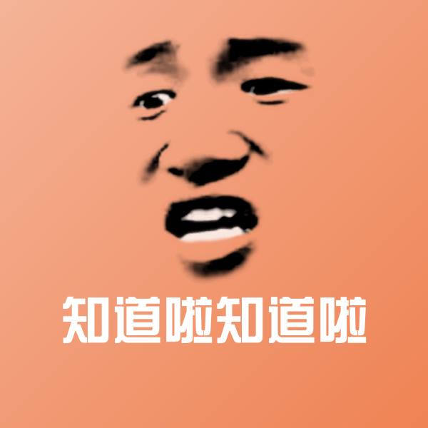可爱知道啦知道啦表情