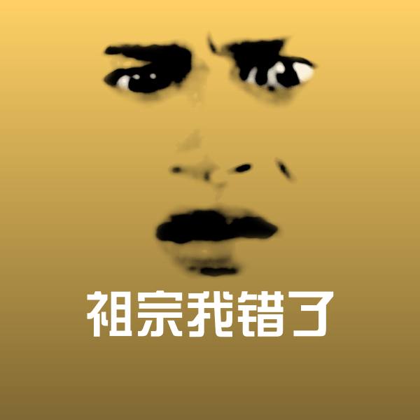 祖宗我错了斗图图片