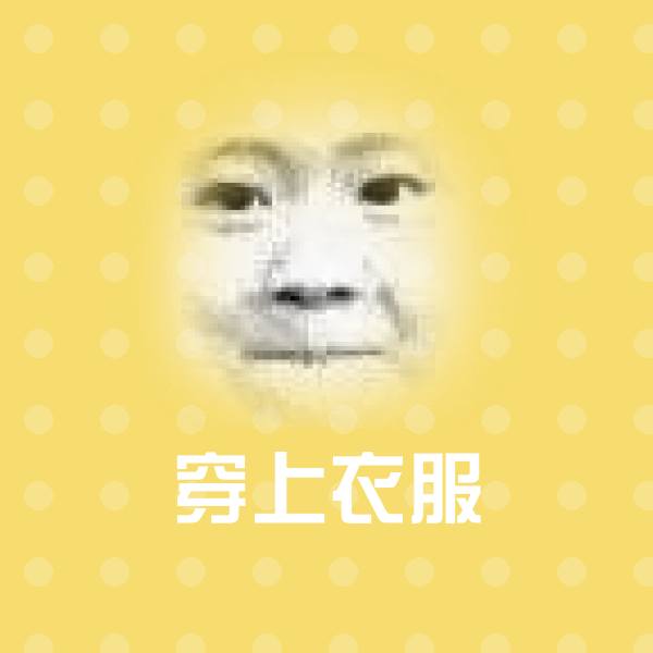 穿上衣服聊天表情