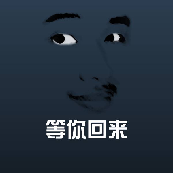 可爱等你回来表情 第1张