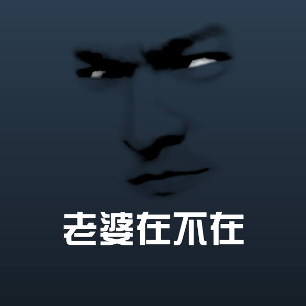 老婆在不在聊天表情