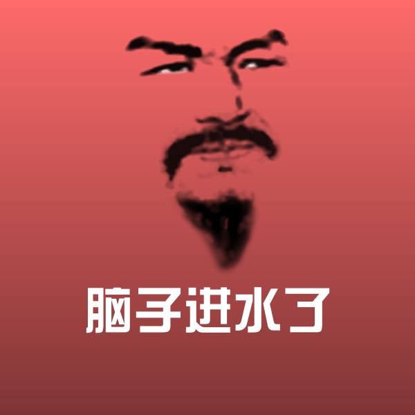 脑子进水了沙雕表情包