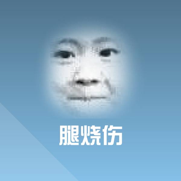 腿烧伤斗图图片