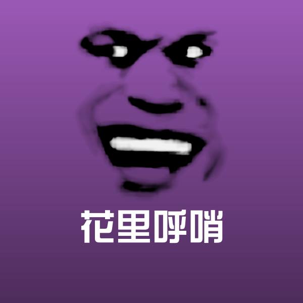 可爱花里呼哨表情