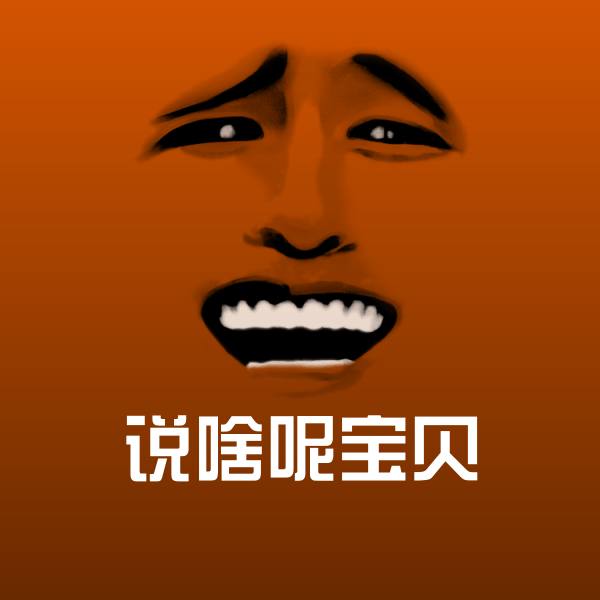 说啥呢宝贝表情包