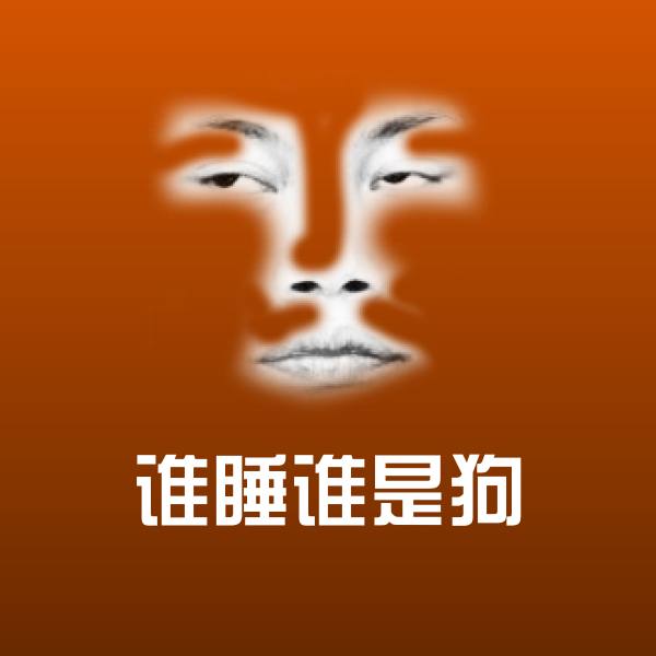 高清谁睡谁是狗表情图片