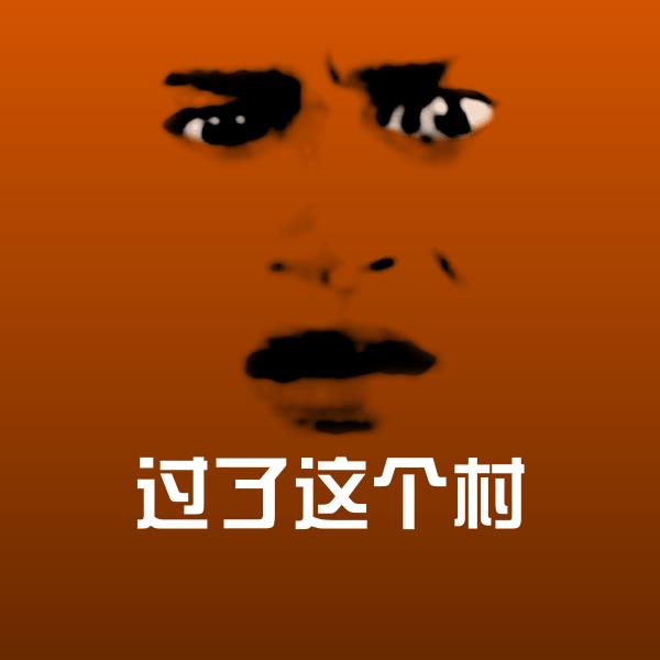 原创过了这个村表情包