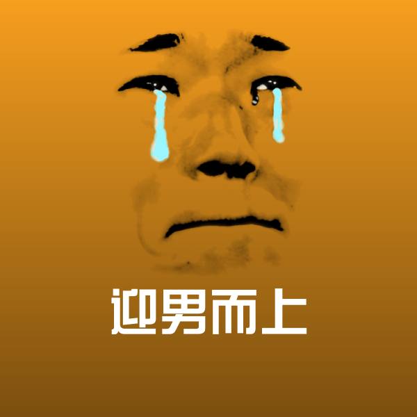 迎男而上微信表情包