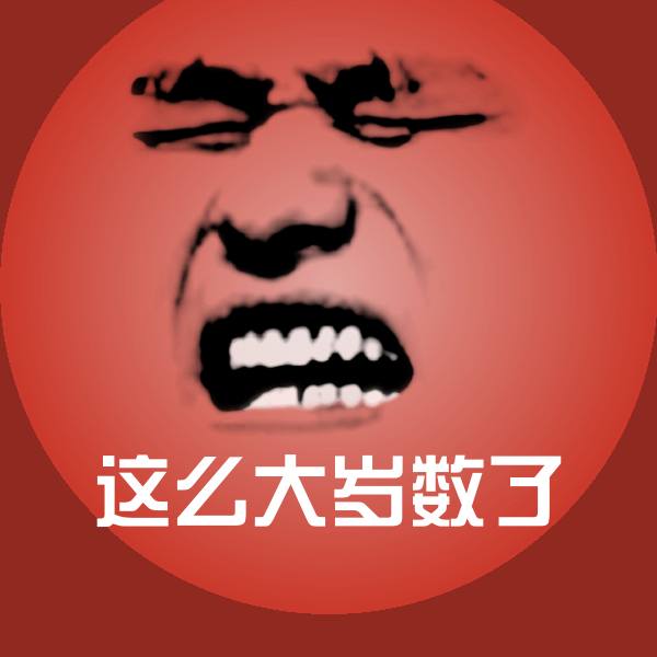 原创这么大岁数了表情包
