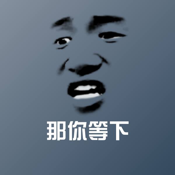 那你等下沙雕表情包