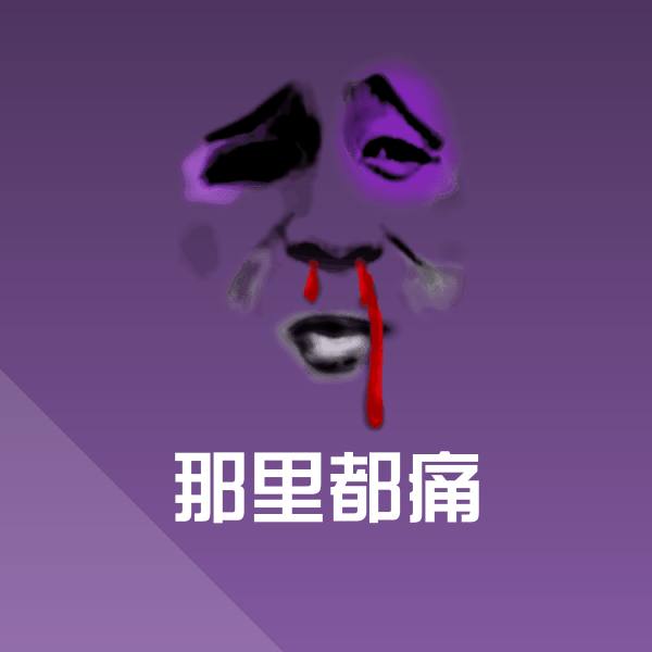 那里都痛表情包