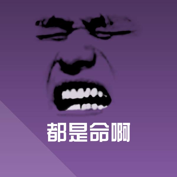 都是命啊表情包