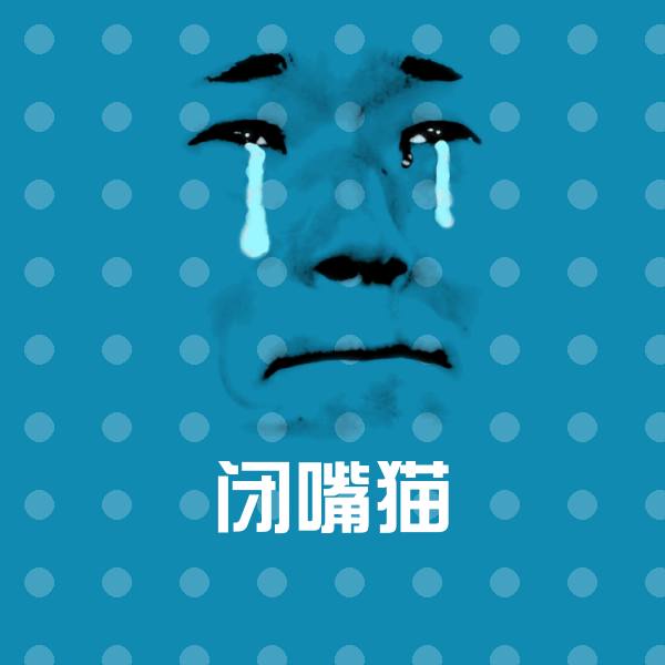 搞笑闭嘴猫表情