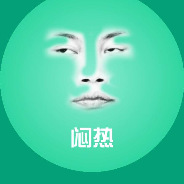 高清闷热表情图片