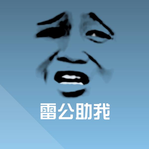 雷公助我表情包