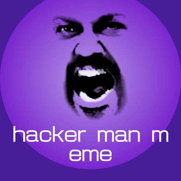原创hacker man meme表情包